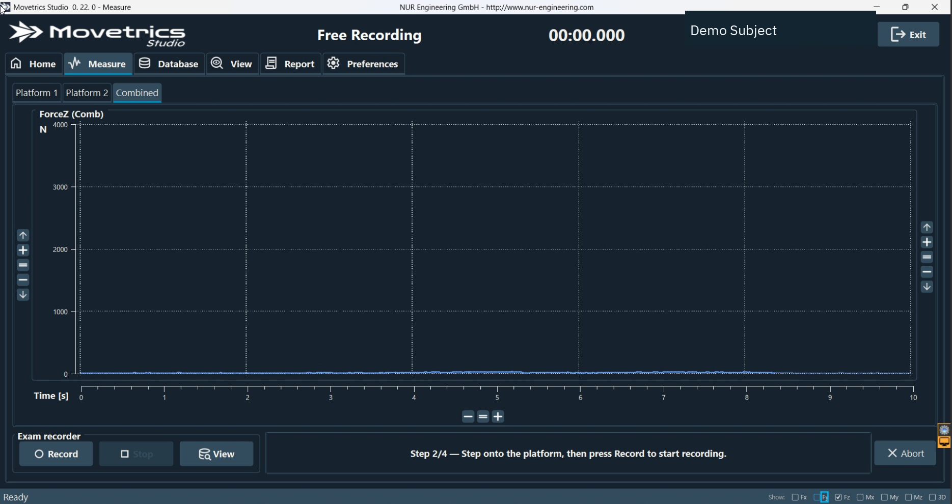 A single force graph maximized for closer on-screen inspection